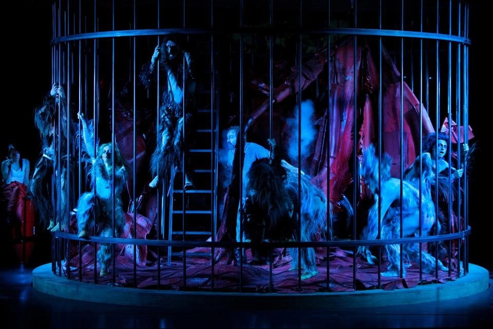 Tannhäuser at Bayreuther Festspiele, Act 1. Photo Bayreuther Festspiele / Enrico Nawrath.