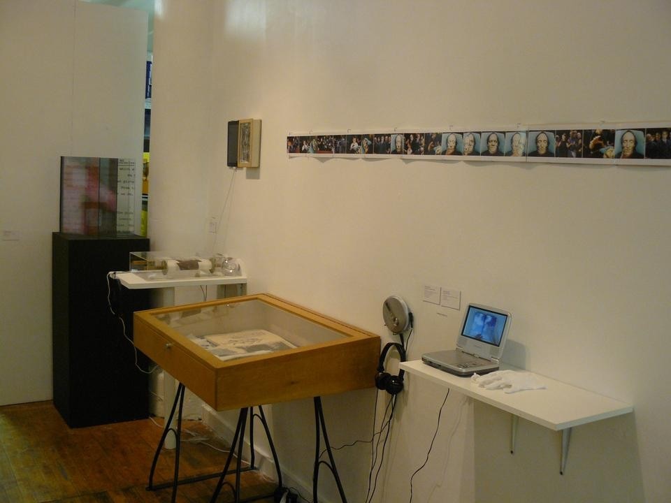 Installation view of <i>The Un(framed) Photograph</i> at the Center for Book Arts.