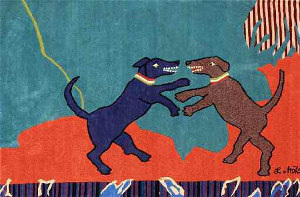 <i>Rosso contro nero</i>, 228x151 cm