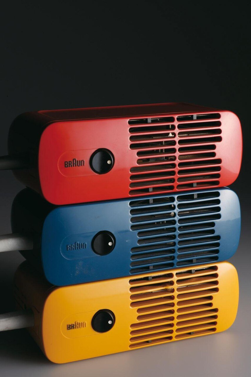 Braun hair dryer (HLD 4), 1970; design: Dieter Rams. Photo: Koichi Okuwaki Braun hair dryer (HLD 4), 1970; design: Dieter Rams. Photo: Koichi Okuwaki
