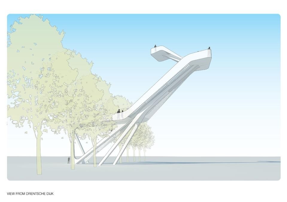 Observation Tower, 'De Onlanden', Groningen, Netherlands, 2011 by UNStudio.