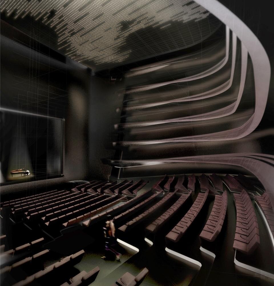 Architect David Tajchman's proposal for the International Competition for a new Operascope in the area of Busan.