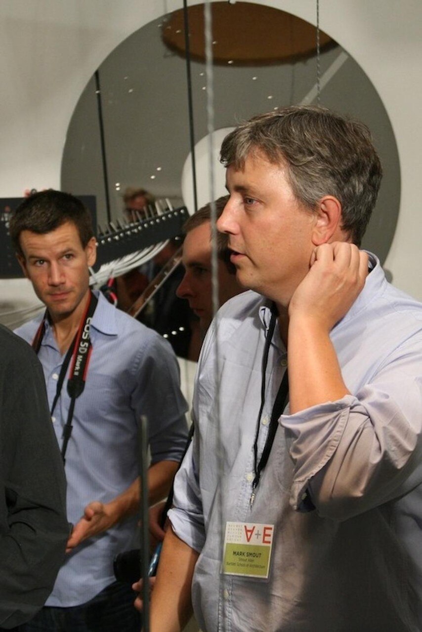 <i>Landscape Futures</i> curator Geoff Manaugh and Mark Smout of Smout Allen.