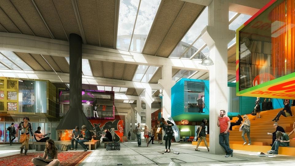 The interior of the existing halls will be transformed.