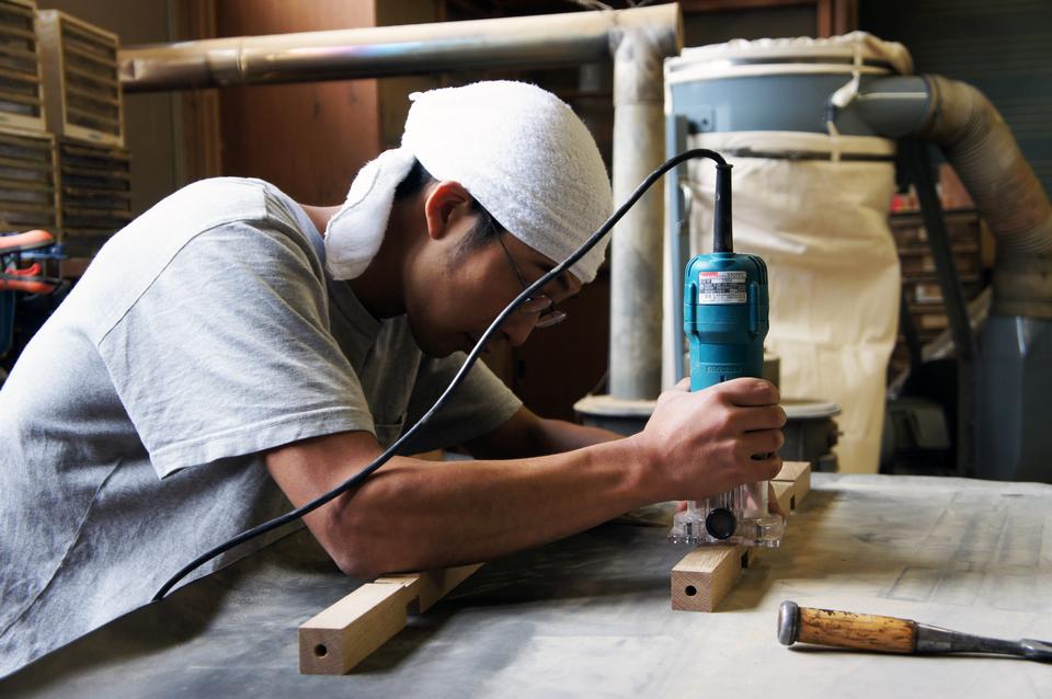 The junction details of the system require the high level of craftsmanship in Tohoku region to produce.