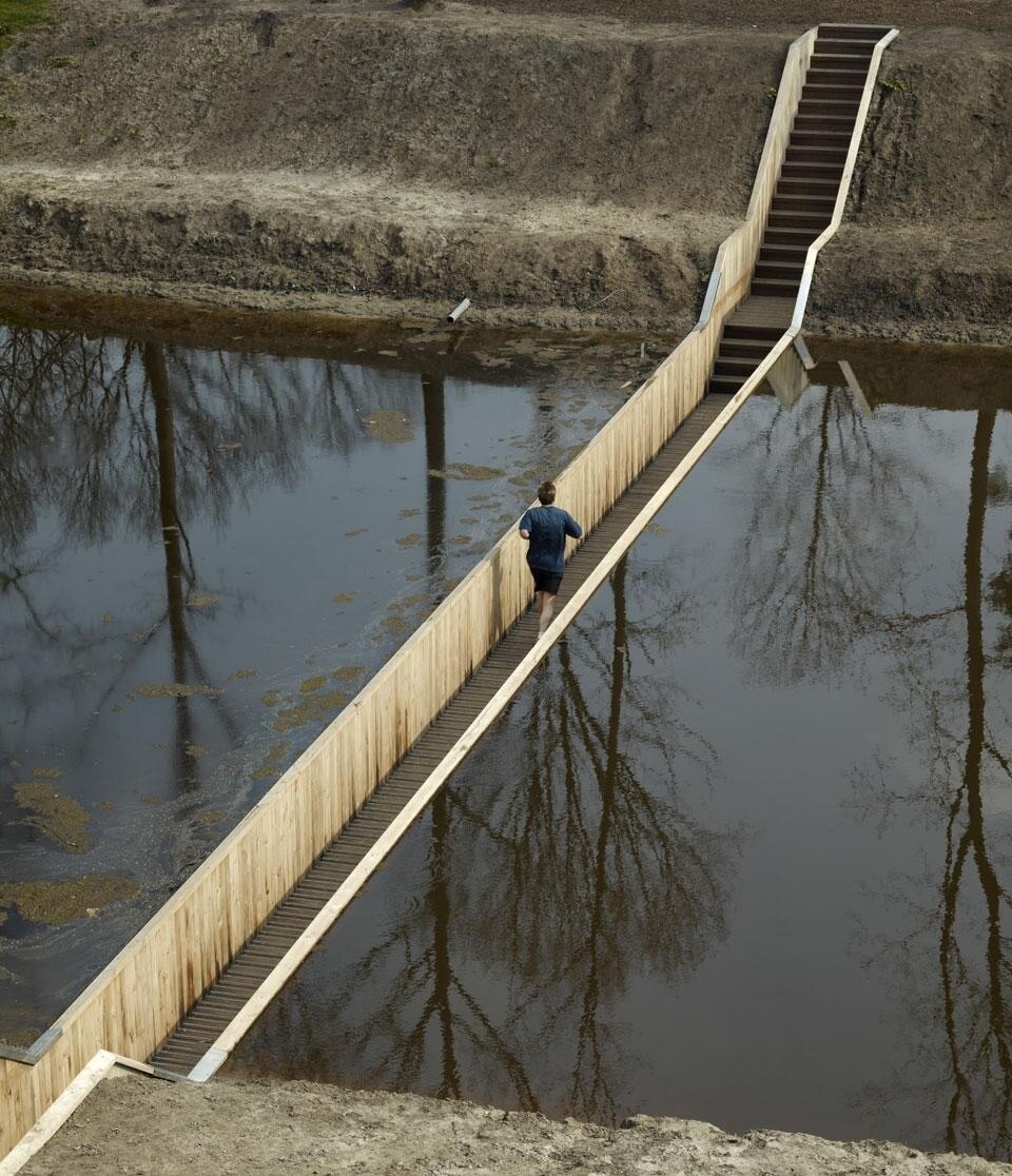 Moses Bridge, Halsteren, by RO&AD architecten. 