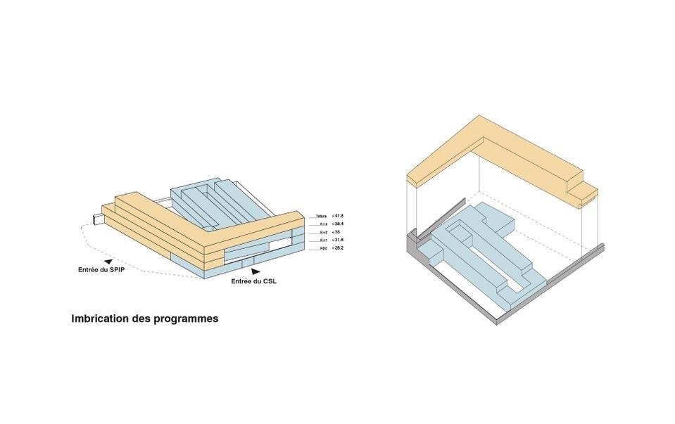 Minimum-security prison, by LAN, Nanterre, France