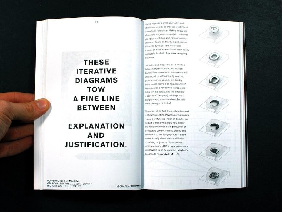 Interior spreads from Clog No.1: BIG.