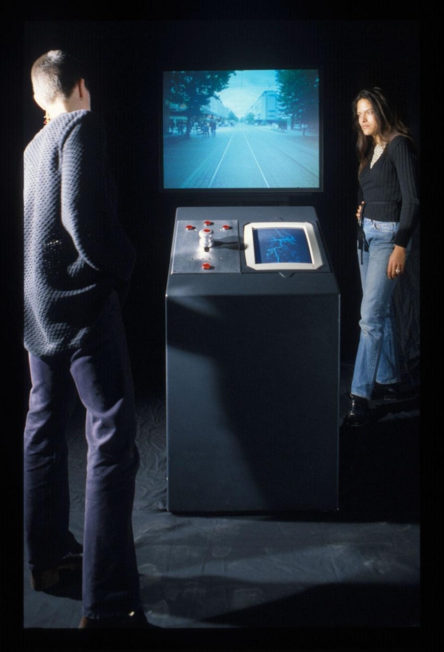 <i>Digital Art Works. The Challenges of Conservation</i>.
An exhibition at ZKM | Media Museum
Michael Naimark “Karlsruhe Moviemap”, 1991 ZKM-Collection
© ZKM | Karlsruhe, photo: ONUK