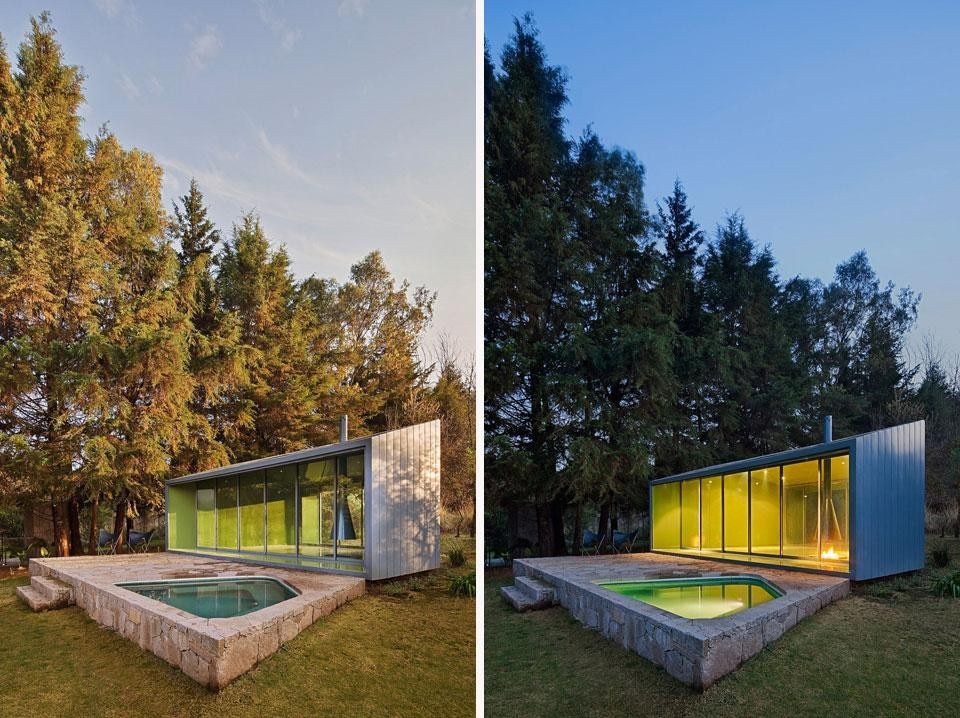 <i>Pabellon en Lamina</i> by Parque Humano, a space of retreat and meditation. 