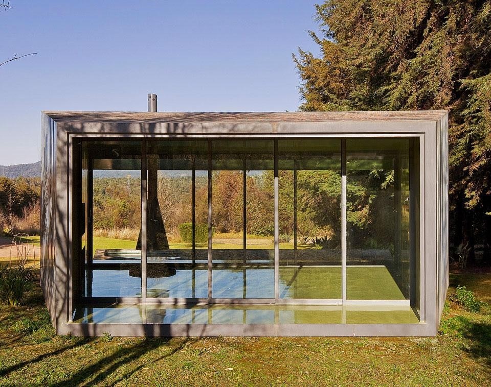 <i>Pabellon en Lamina</i> by Parque Humano, a space of retreat and meditation. 