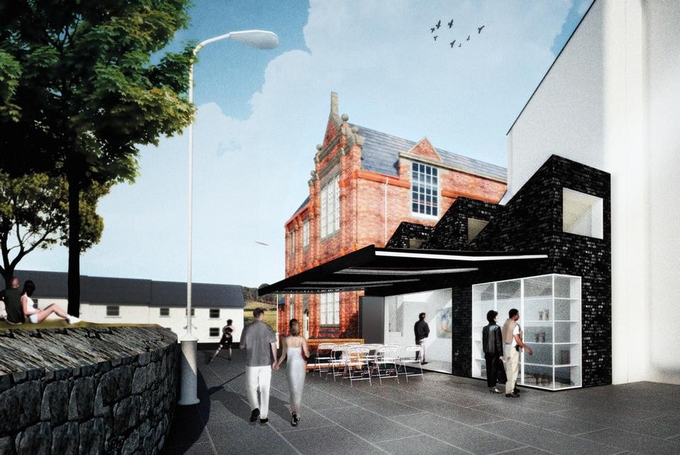 Aberrant architecture, extension project for the Oriel Myrddin Gallery
