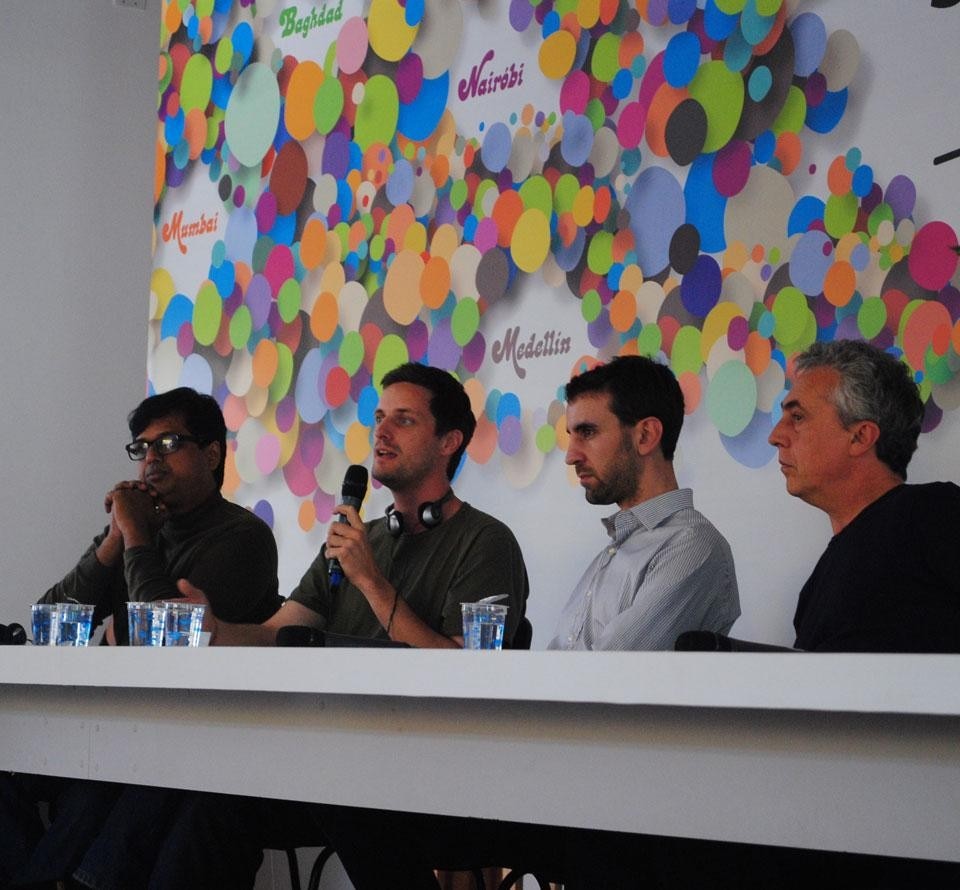 The São Paulo Calling panel. Photo by Maria Teresa Diniz