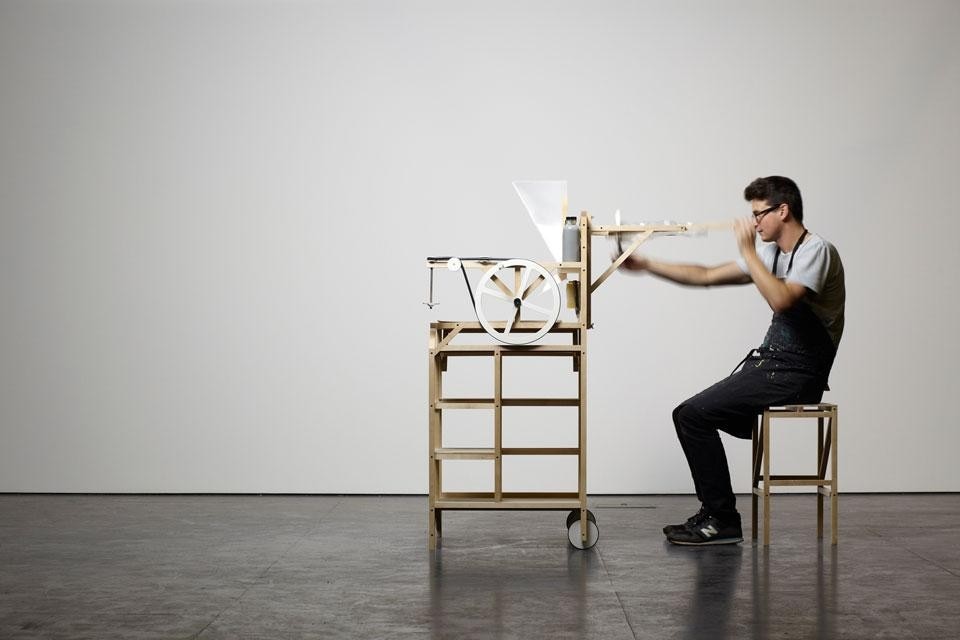 The <em>Faceture</em> machine in use. Photo by Petr Krejci