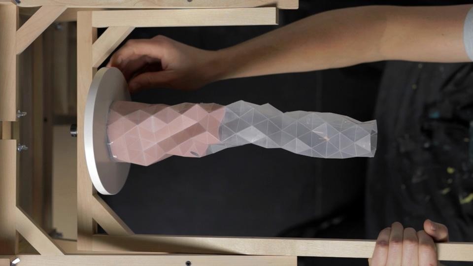 Phil Cuttance, <em>Faceture</em> process. Photo by Petr Krejci