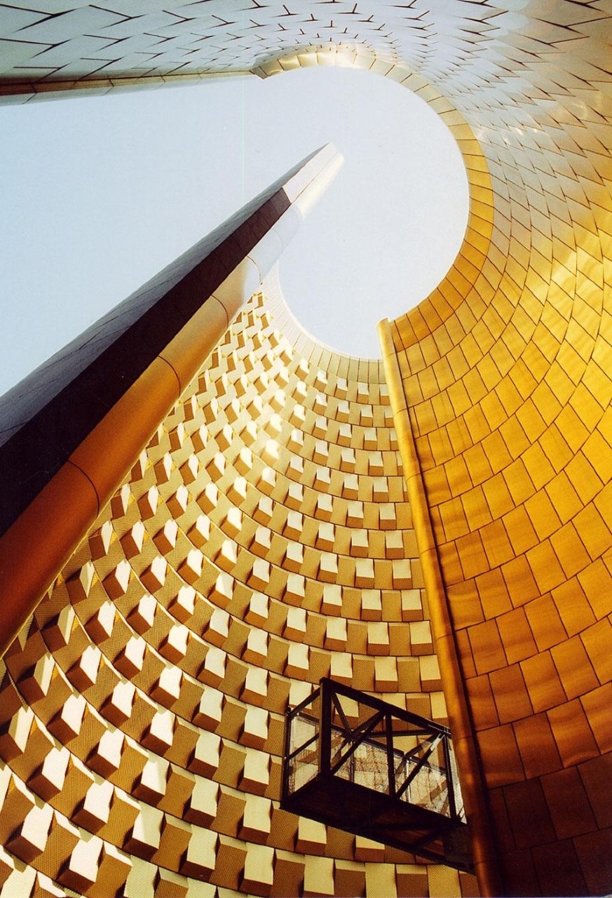 Centre Européen du Volcanisme, St. Ours-Les-Roches, Auvergne (France). Photo by Atelier Hollein/Sina Banhiahmad