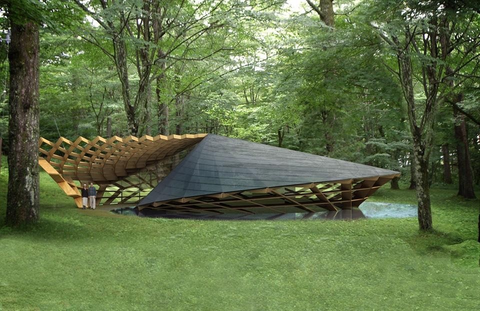 Kengo Kuma: meeting centre for Rikuzentakata - Domus
