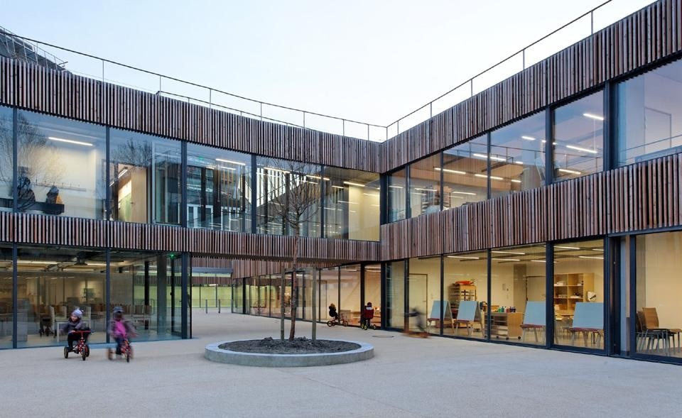 Dietmar Feichtinger Architectes, Lucie Aubrac primary school