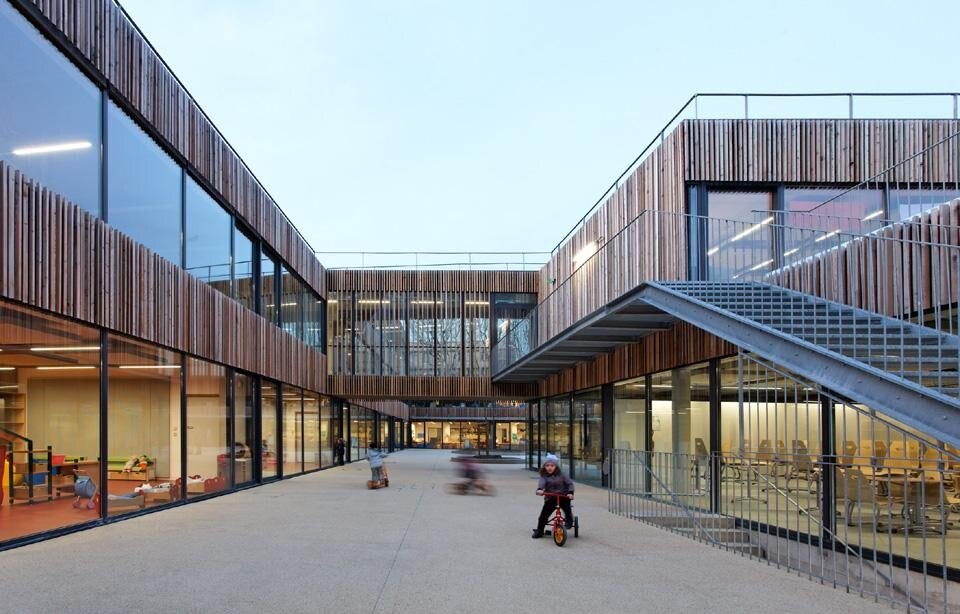Dietmar Feichtinger Architectes, Lucie Aubrac primary school