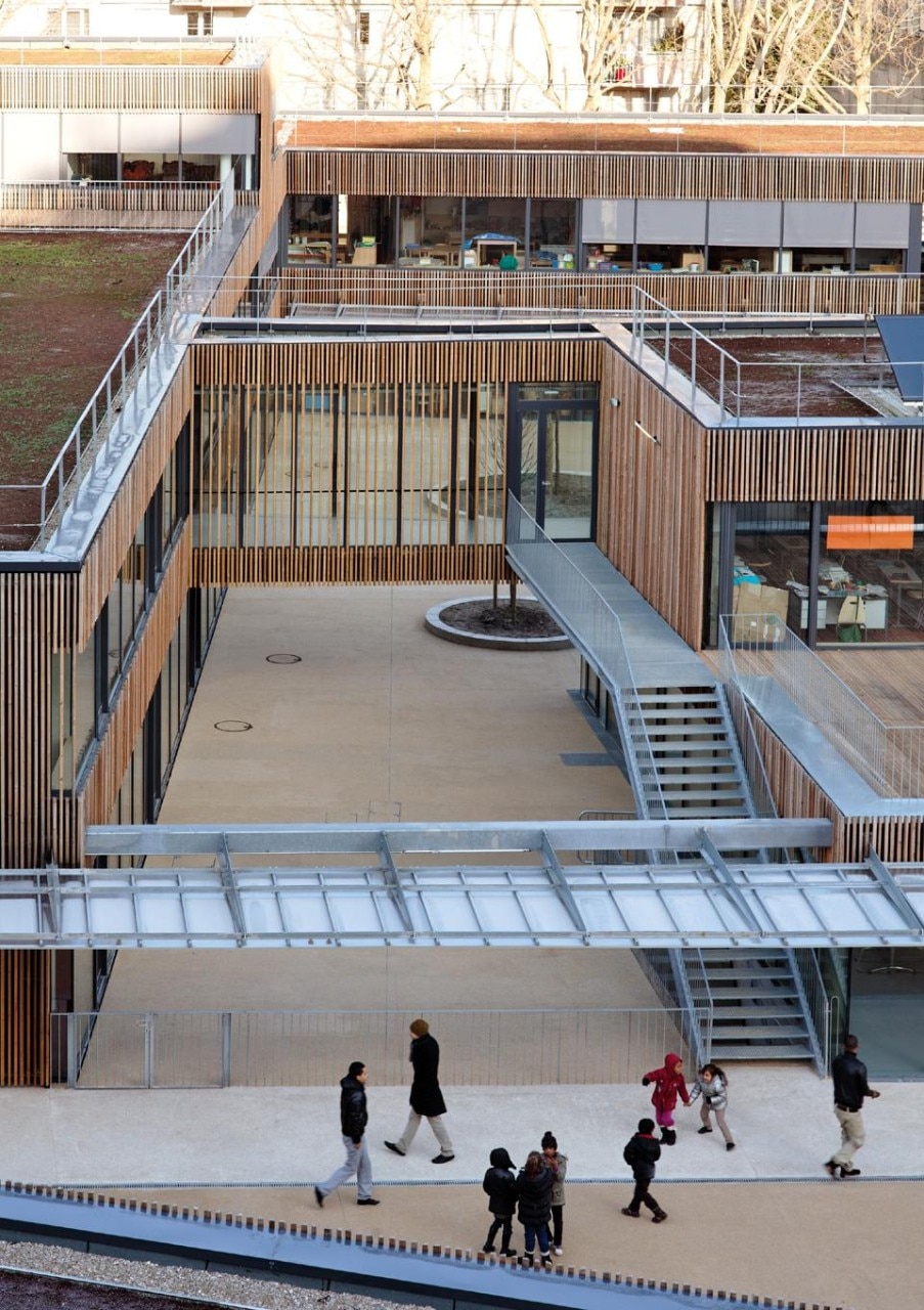 Dietmar Feichtinger Architectes, Lucie Aubrac primary school