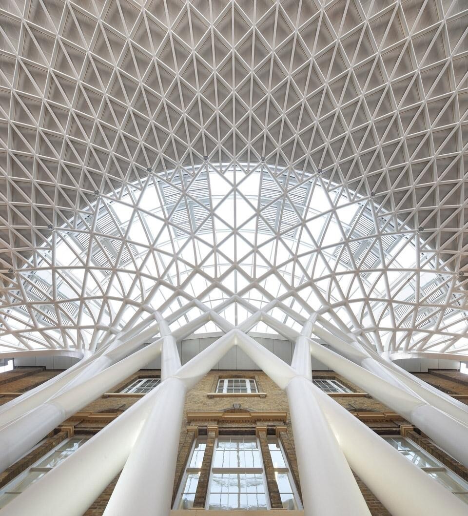 John McAslan + Partners, Western Concourse, King's Cross Station.  Photo by  ©Hufton+Crow