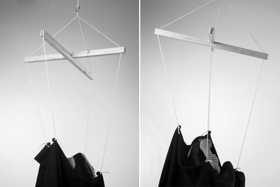 Top and above: Martín Azúa, <em>Puppet chair</em> for Kvadrat