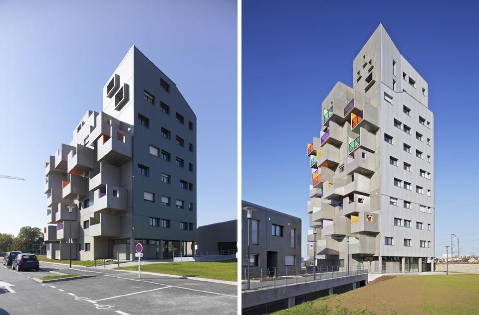 Philippe Gazeau, <em>Le Bois Habité 2</em> the two towers Philippe Gazeau, <em>Le Bois Habité 2</em> the two towers