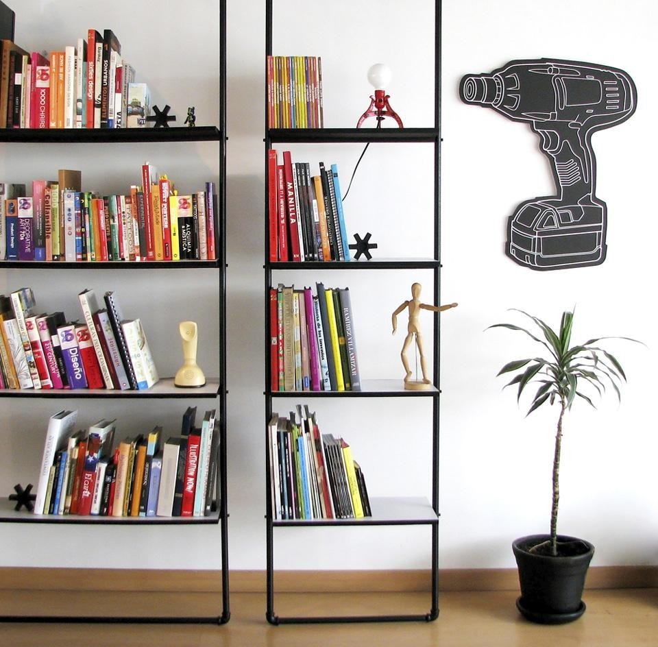 Dosuno Design, <em>the Opentap project</em>,  ET01 bookshelf