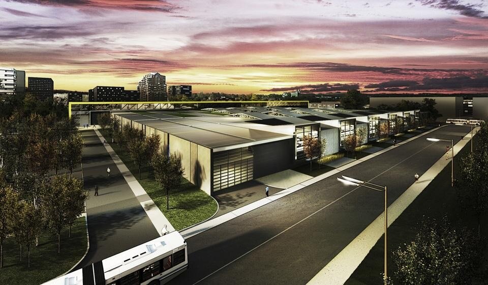 Lemay Associated architects, Stinson Transport Centre for the Société de Transport de Montréal
