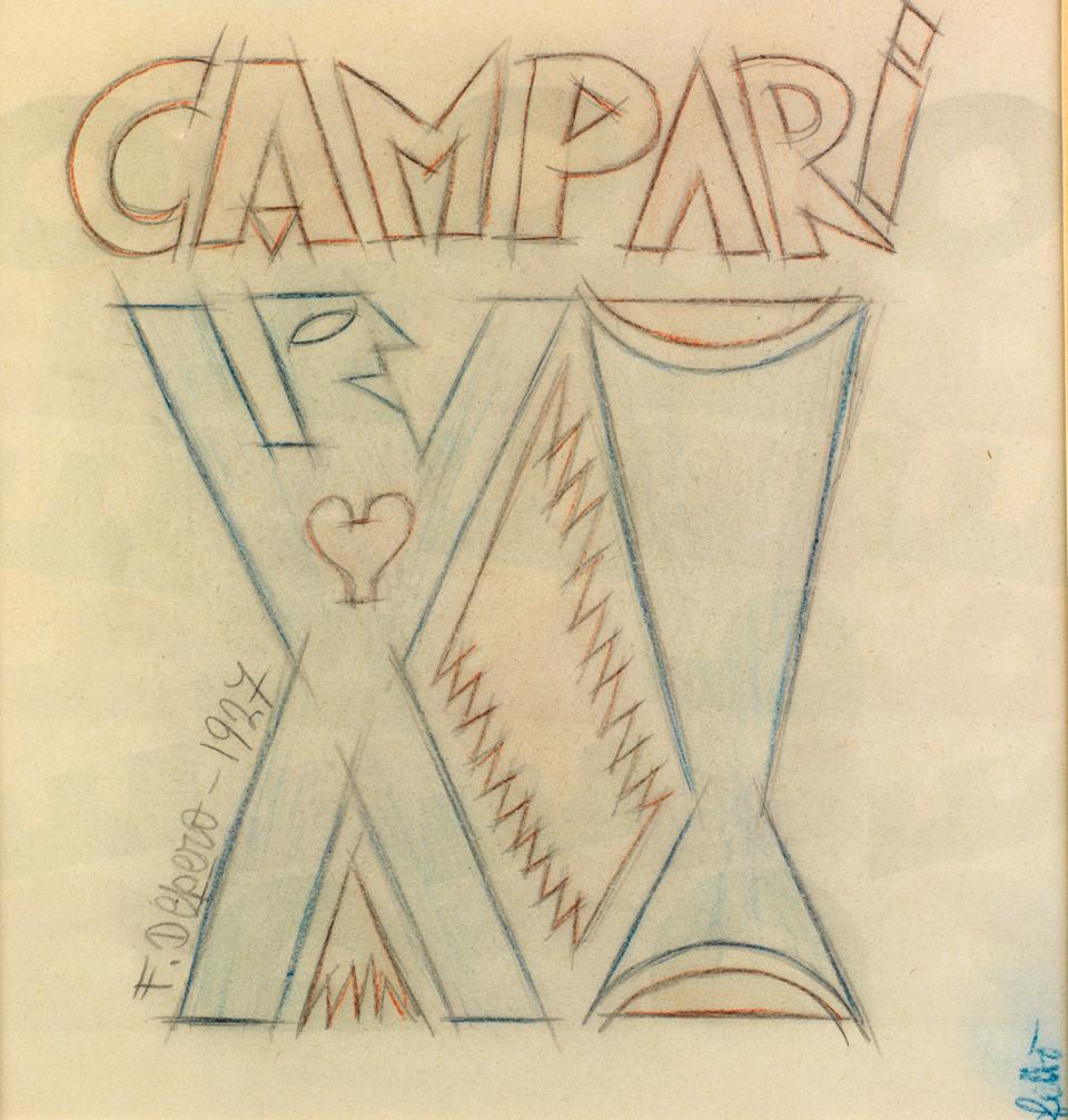 Fortunato Depero, sketch from the <em>Libro Unico Futurista</em>