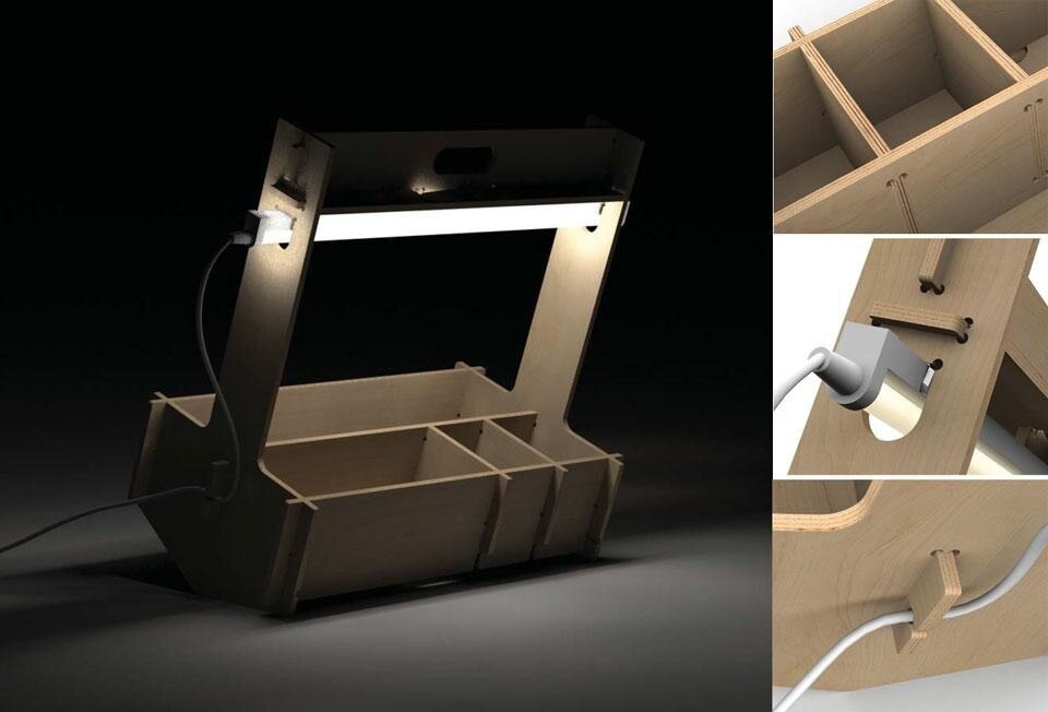 Michael Tomalik, <em>Lightbox</em> lamp Michael Tomalik, <em>Lightbox</em> lamp