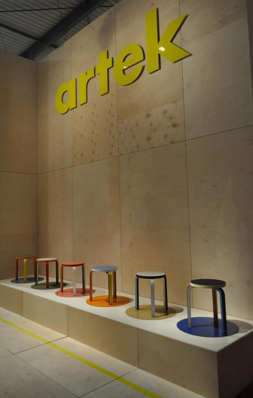 The Artek stand deisgned by Mike Meiré