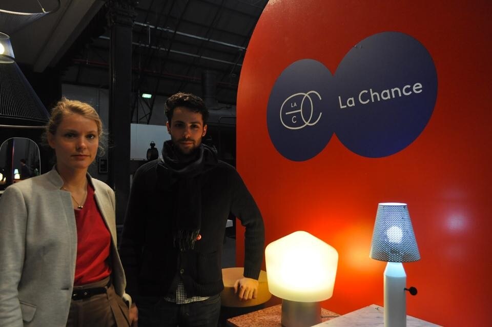 Louise Breguet and Jean-Baptiste Souletie, founders of French brand La Chance