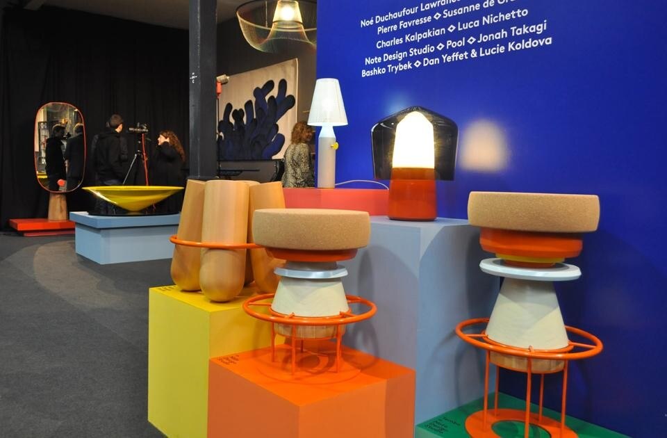 Note Design Studio, <em>Tembo</em> stools for La Chance