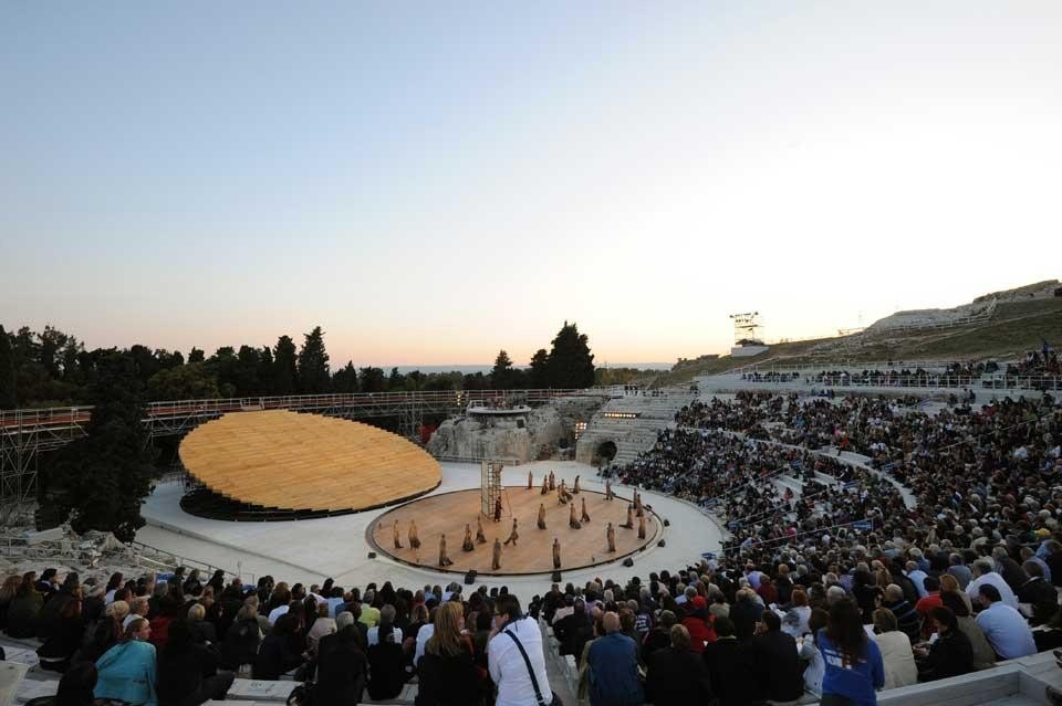 OMA, set design for <em>Prometheus Unbound</em>, Greek Theatre in Syracuse