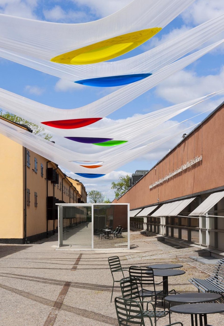 Sadamasa Motonaga, <em>Sakuhin (Eau)</em> (reconstruction), 1956/2012. © Etsuko Nakatsuji. Photo by Åsa Lundén / Moderna Museet