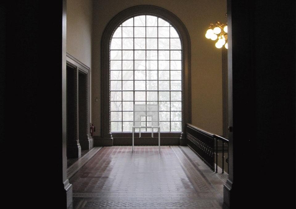 Nendo, <em>Mimicry Chairs</em> installation at the Victoria & Albert Museum, rendering