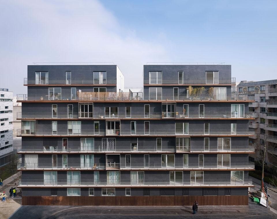 LAN Architects, 58 housing units in Boulogne-Billancourt, France