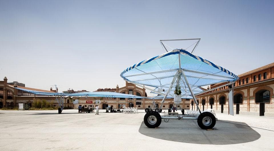Andrés Jaque Arquitectos, <em>Escaravox</em> mobile structure