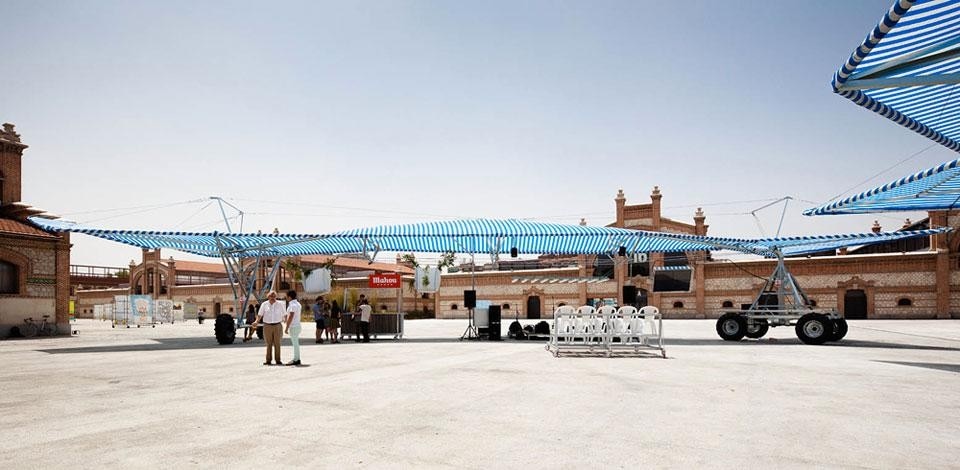 Andrés Jaque Arquitectos, <em>Escaravox</em> mobile structure