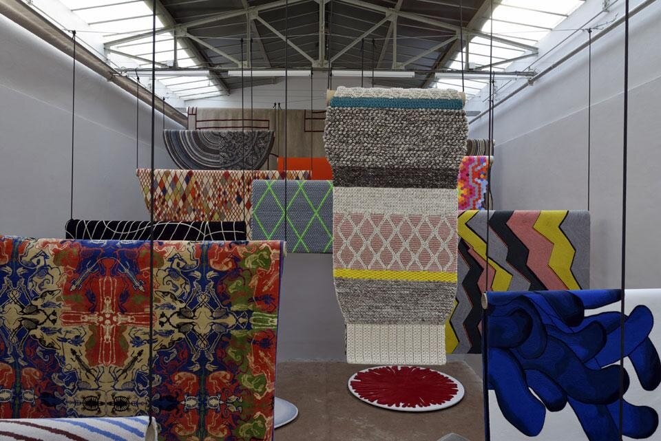 <em>Rugs Parade</em>, installation view at Design Parade 7. Photo by © Olivier Amsellem