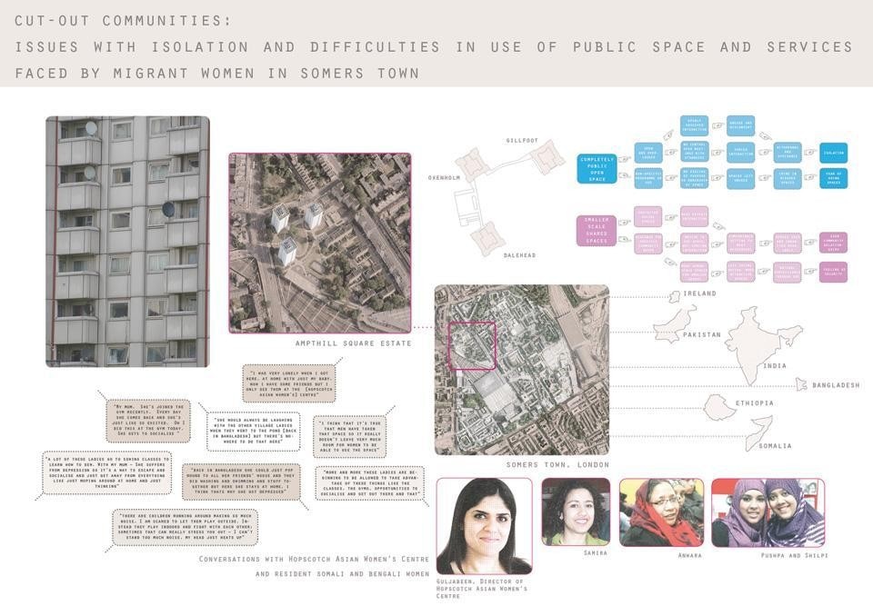 Top: Municipal Housing Secretariat of São Paulo, Brasil, <em>Cantinho do Céu Complex</em>. Above: Claire Taggart, UK,<em> Social housing</em>