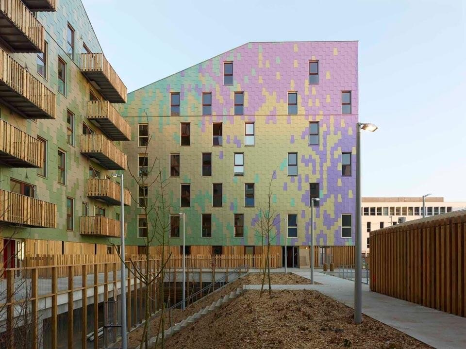 Peripheriques Architectes, <em>Roller Coaster</em> residential complex, Nantes