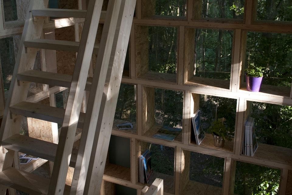 CLP Architectes, Observatory Pavilion in wood, Muttersholtz, France