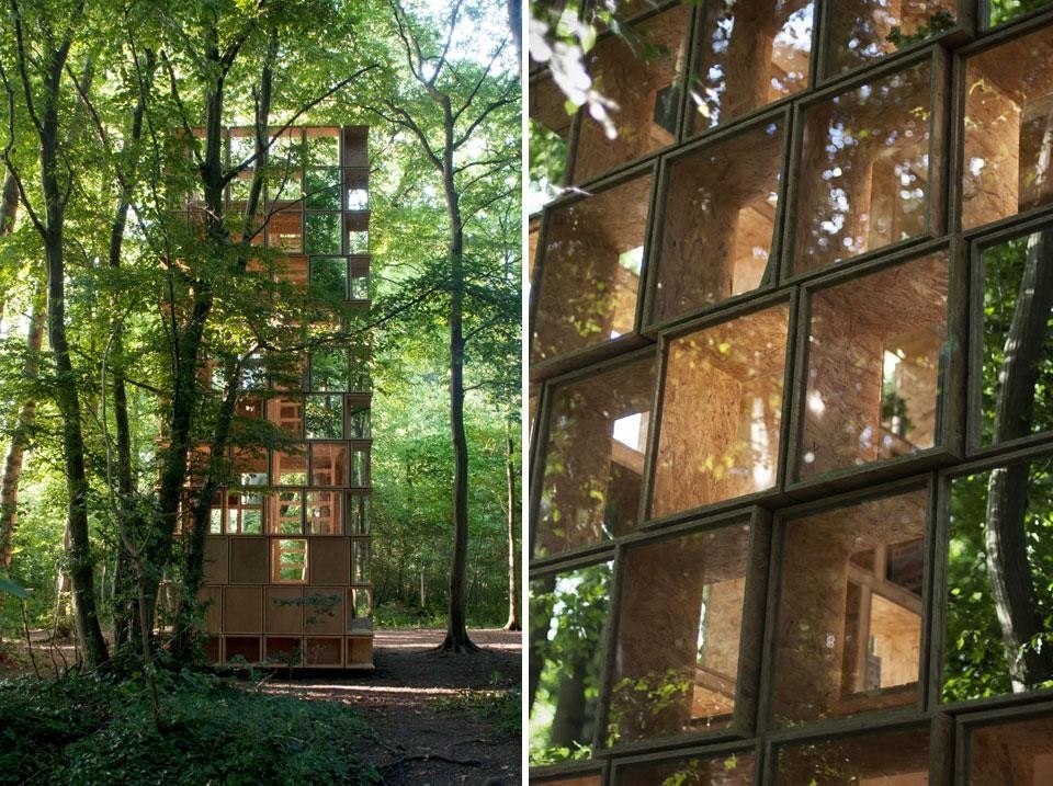 CLP Architectes, Observatory Pavilion in wood, Muttersholtz, France CLP Architectes, Observatory Pavilion in wood, Muttersholtz, France
