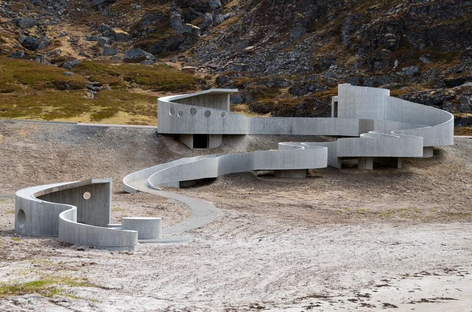 Reiulf Ramstad Arkitekter, <em>Selvika</em> beach access ramp, Havøysund, Norway