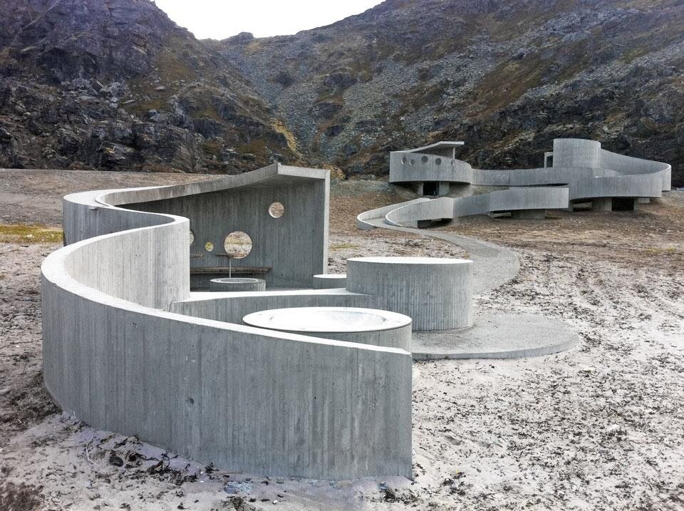 Reiulf Ramstad Arkitekter, <em>Selvika</em> beach access ramp, Havøysund, Norway