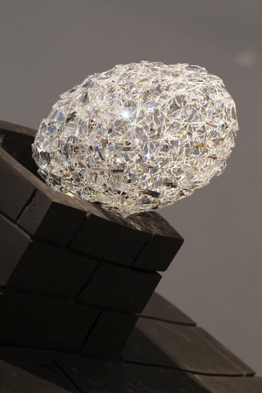 Maarten Baas, <i>Thought Cloud</i>, part of <em>Digital Crystal: Swarovski at the Design Museum</em>.