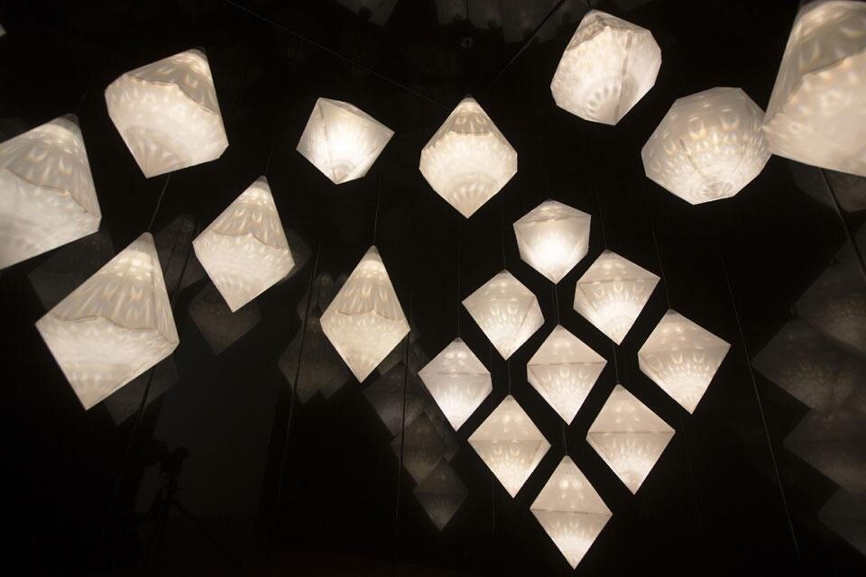Yves Béhar, <i>Amplify</i>, part of <em>Digital Crystal: Swarovski at the Design Museum</em>.