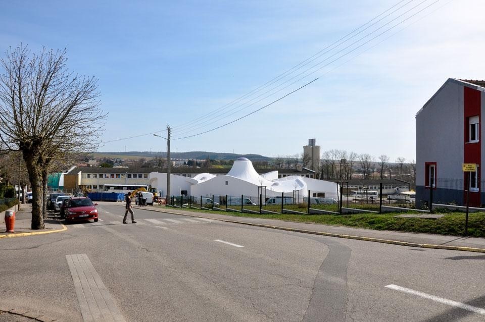 Top and above: Paul Le Quernec, 915 square metre kindergarten in Boulay, France